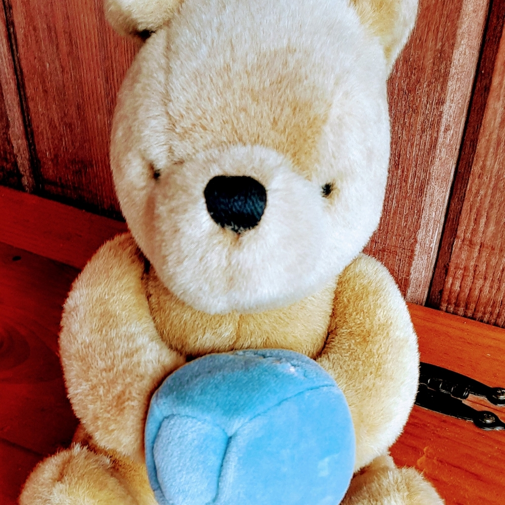Classic Pooh Stuffed Bear & Honey Pot